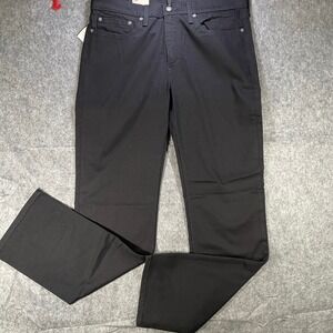 Levis 514 Straight Leg Jeans Mens 36x36 Low Rise Black Stretch Denim NWT